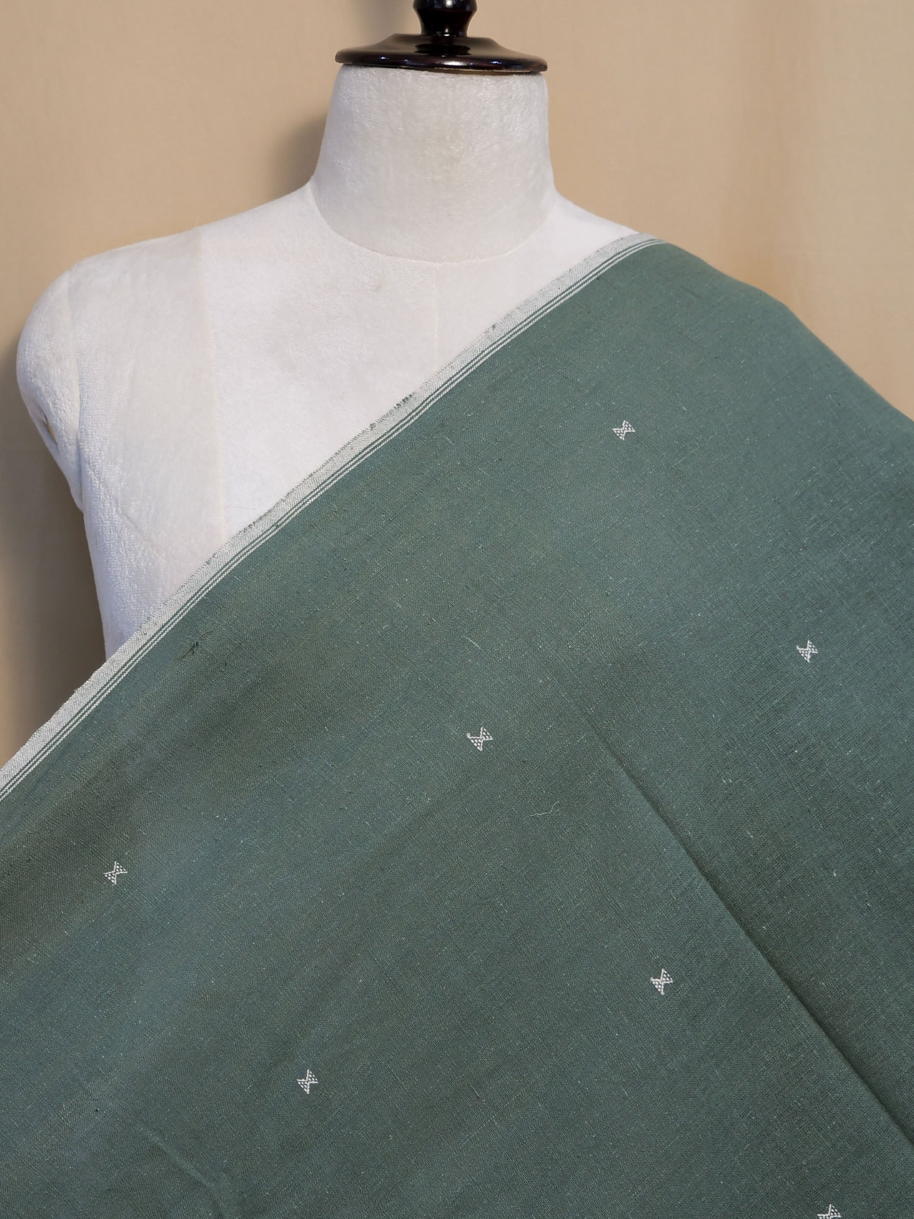 Green Buti Handwoven Organic Kala Cotton Fabric | Soft & Breathable