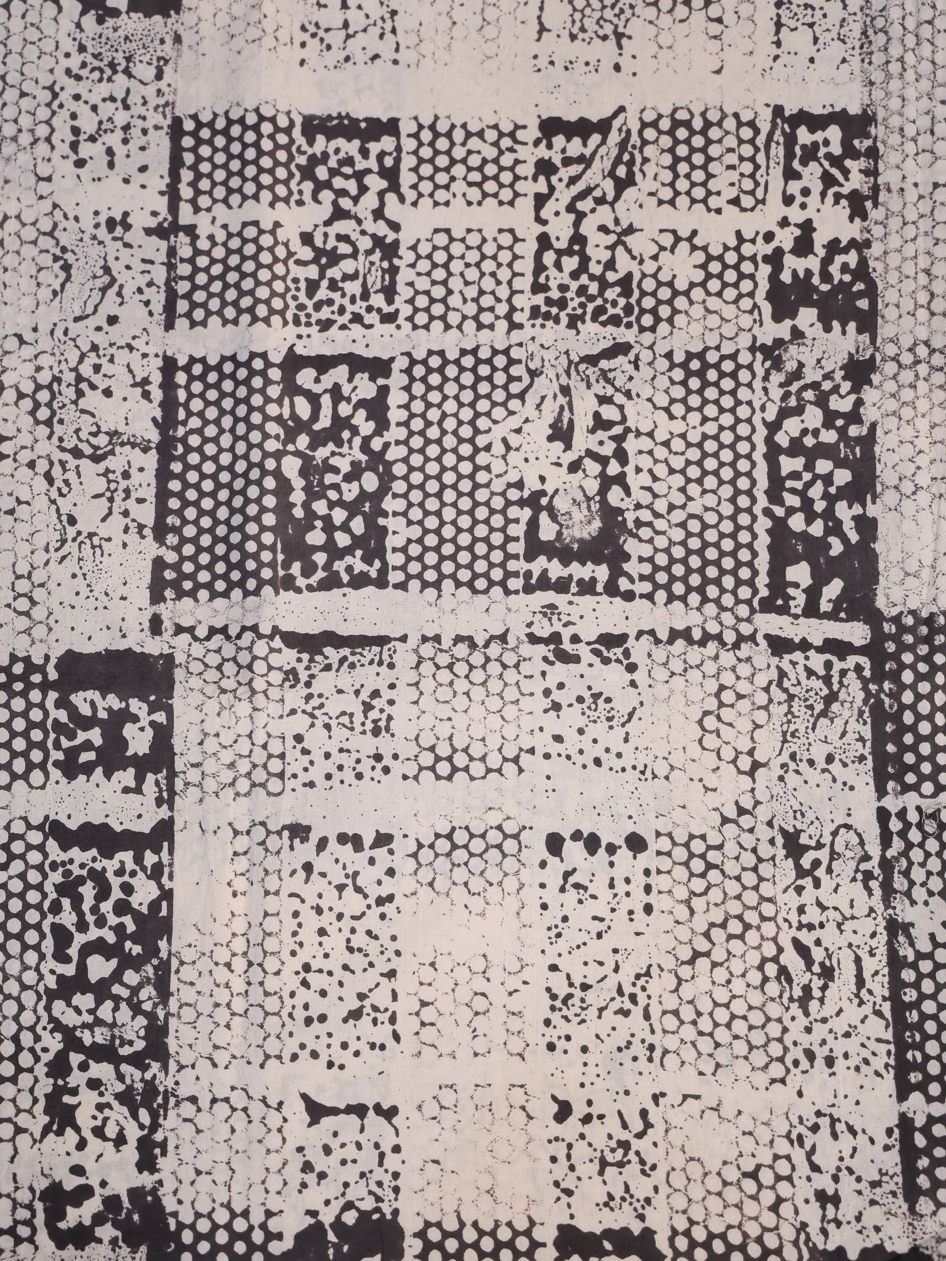 Ajrakh Hand Block Printed Cotton Fabric | Natural Dyes