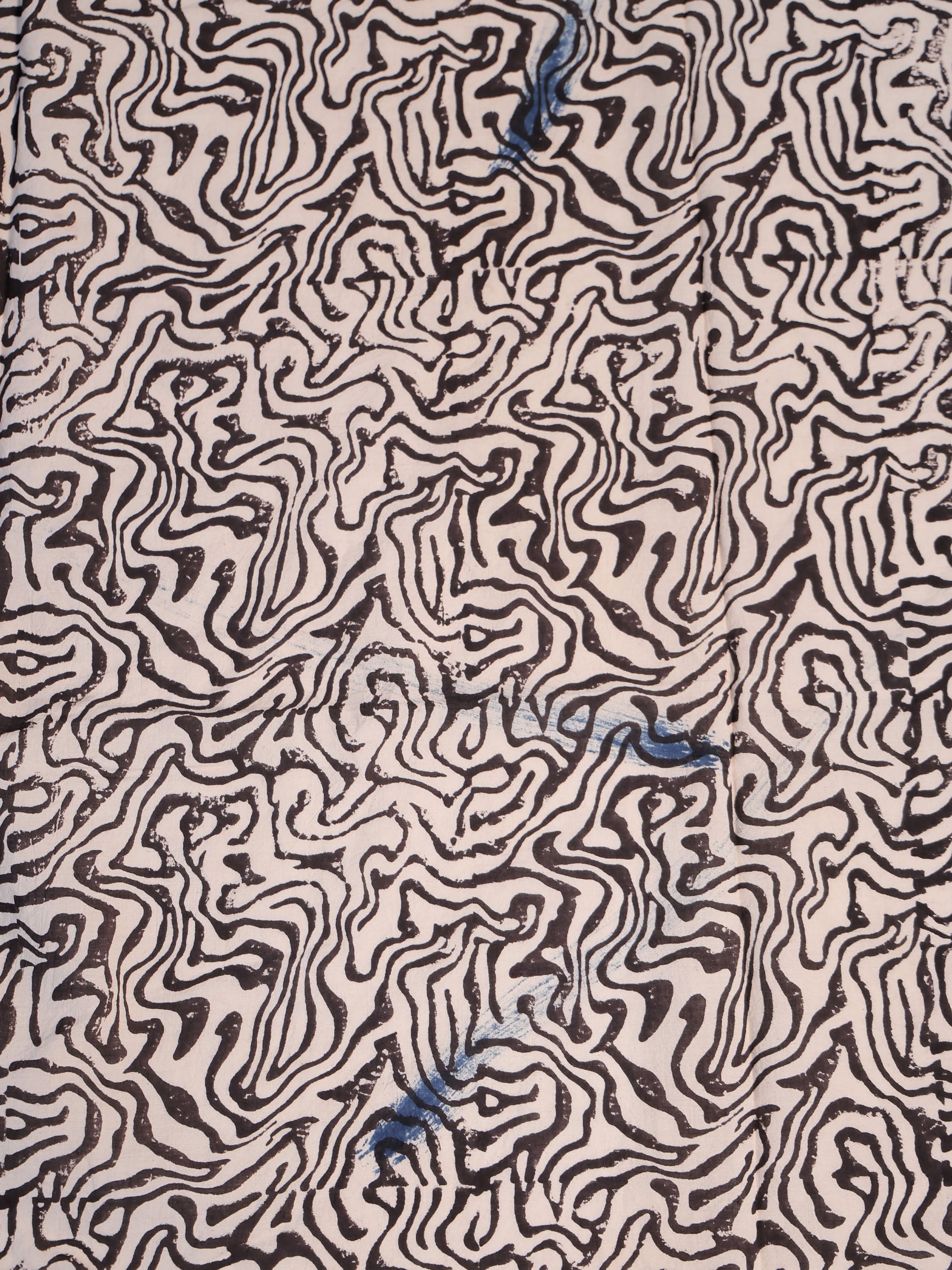 Ajrakh Hand Block Printed Cotton Fabric | Natural Dyes