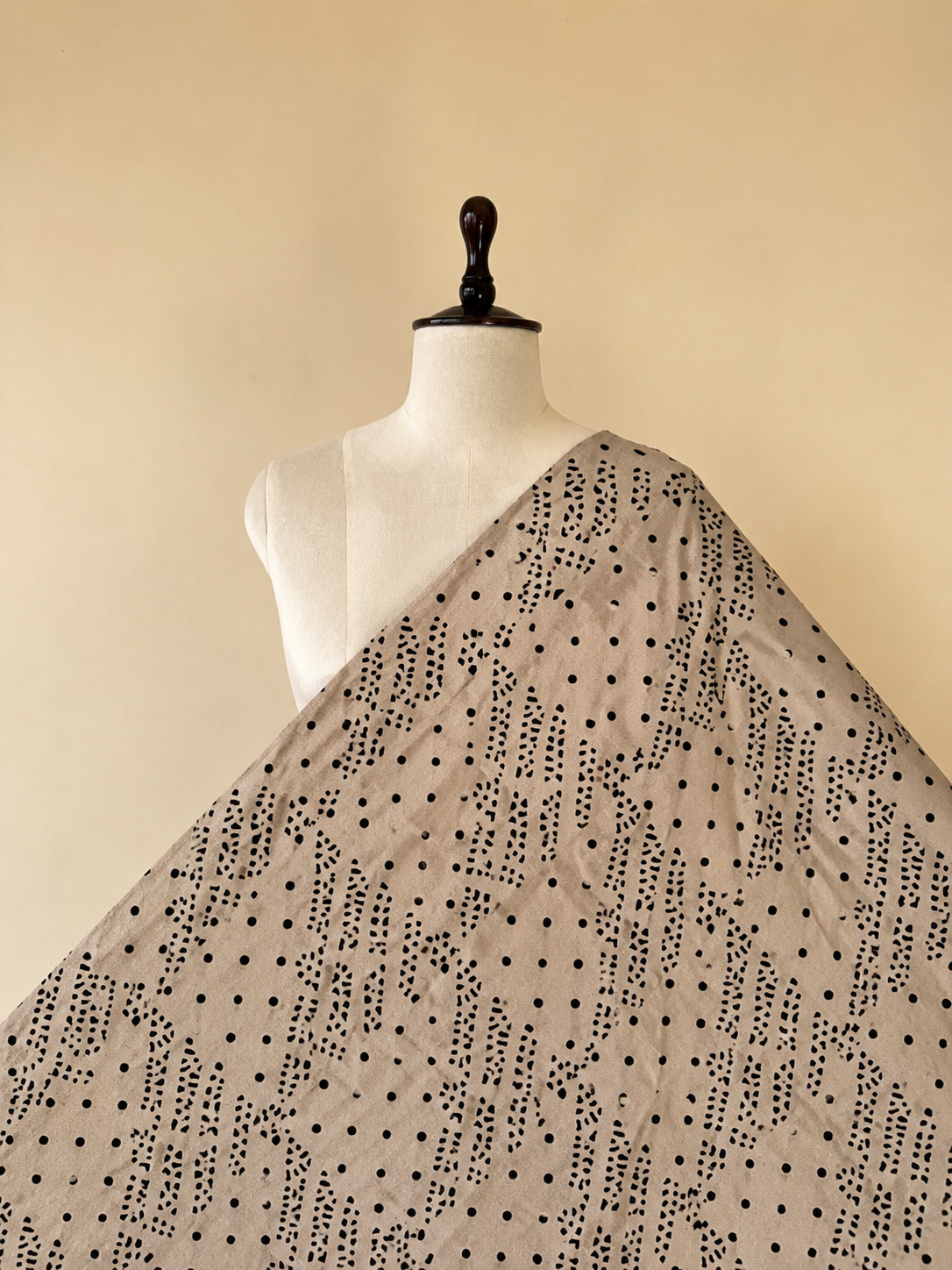Ajrakh Hand Block Printed Cotton Fabric | Natural Dyes