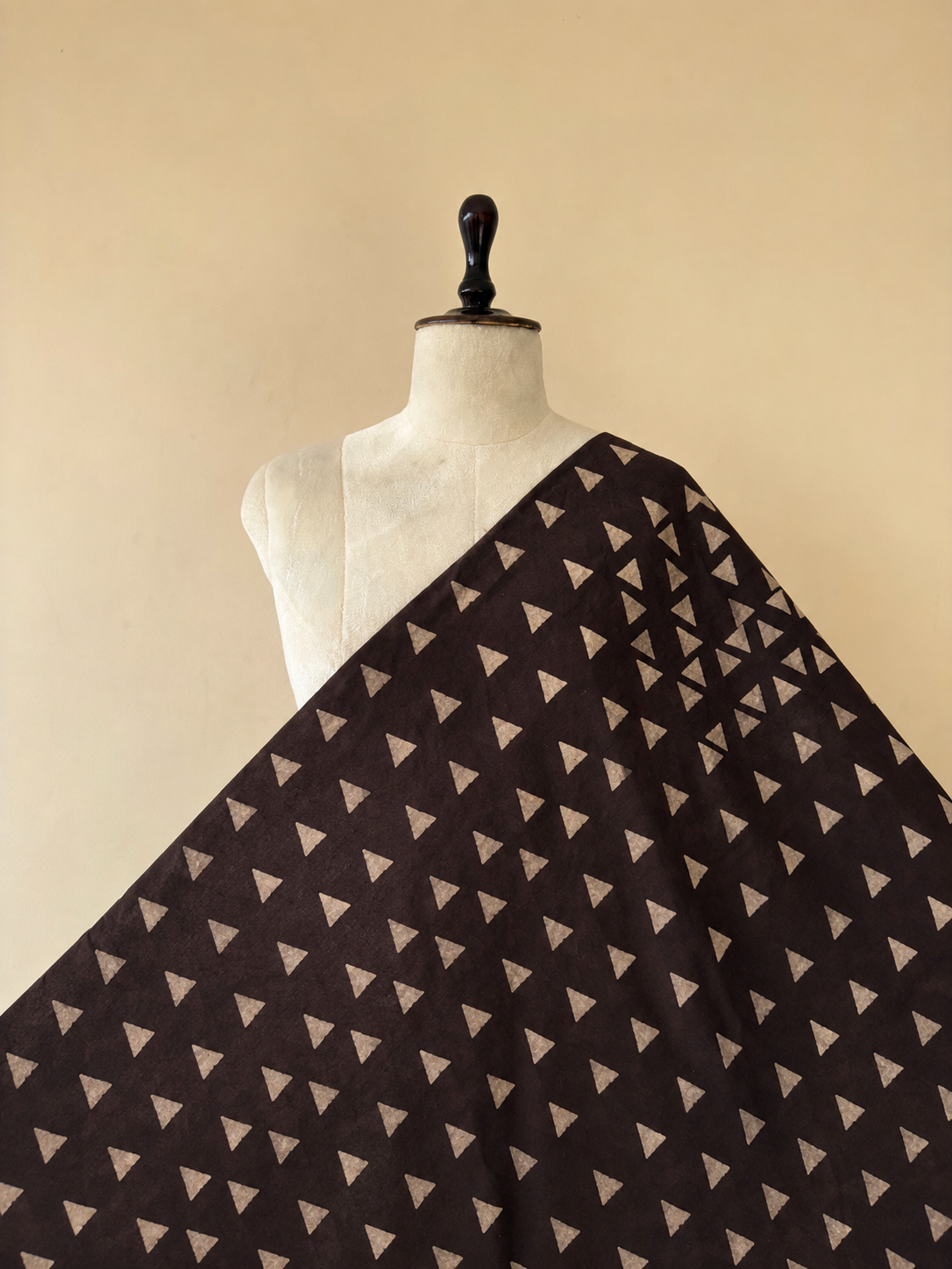 Ajrakh Hand Block Print Cotton Fabric | Natural Dyes
