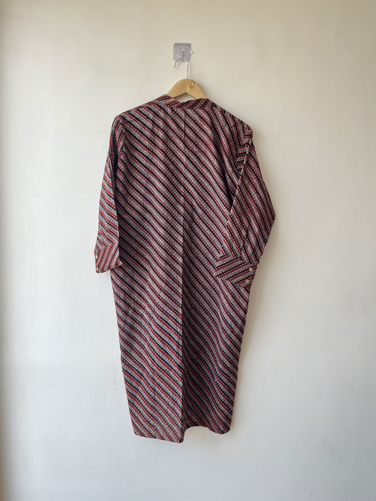 Multicolor Ajrakh Hand Block Printed Cotton Kurtis | Natural Dyes
