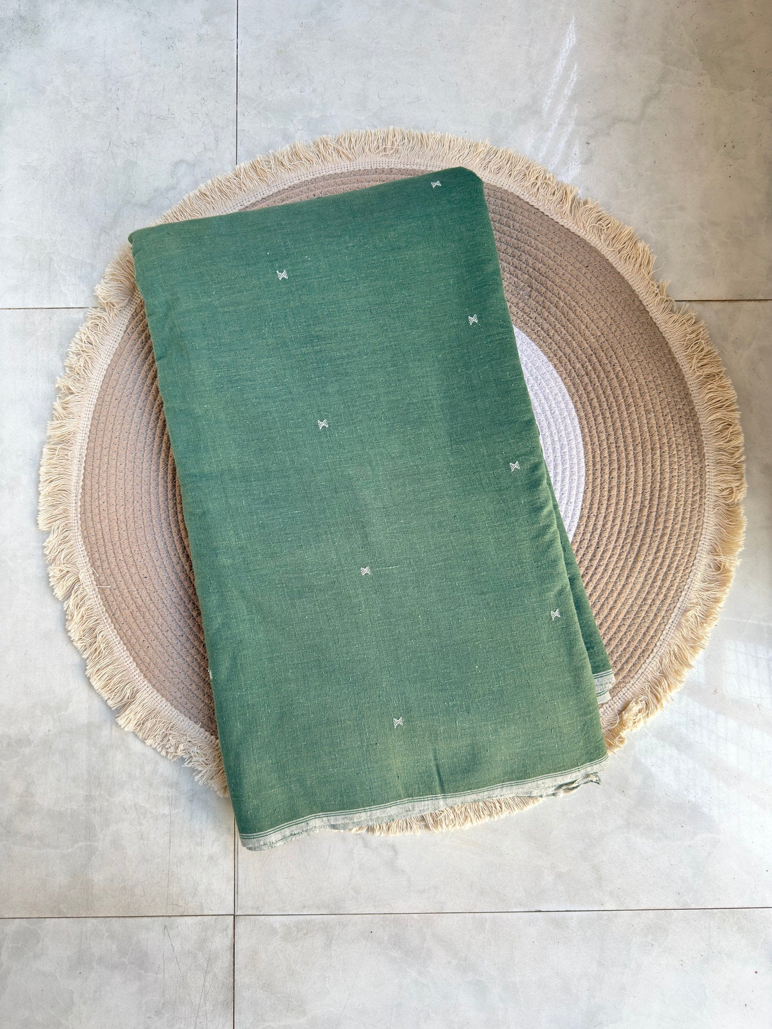 Green Buti Handwoven Organic Kala Cotton Fabric | Soft & Breathable