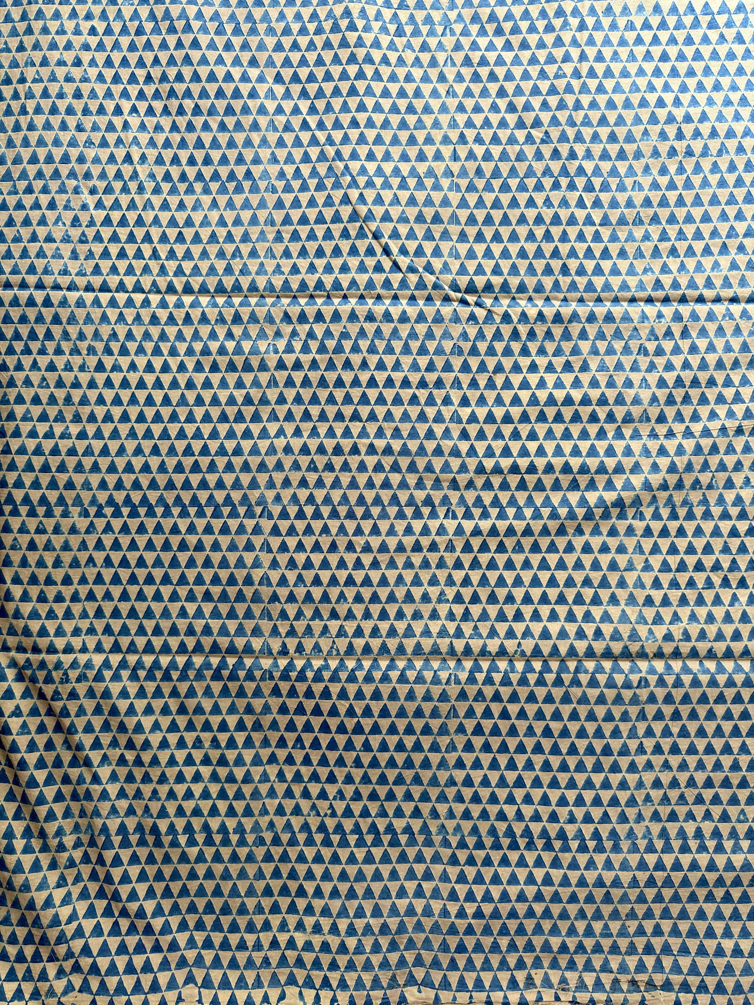 Ajrakh Hand Block Printed Cotton Fabric | Natural Dyes