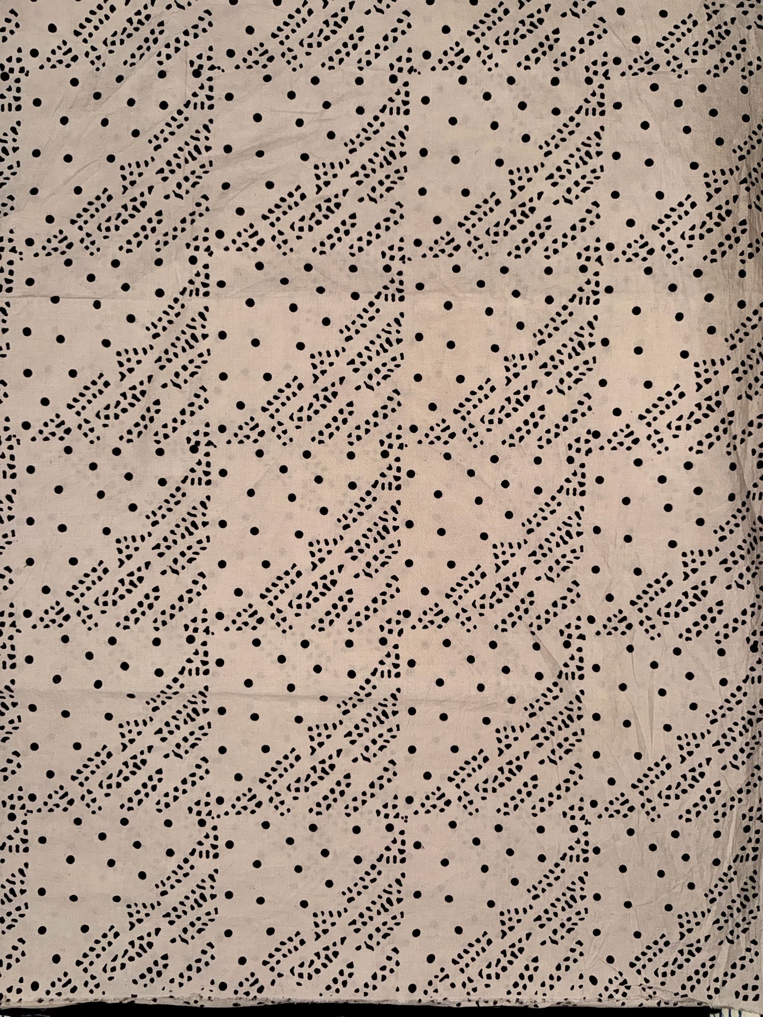 Ajrakh Hand Block Printed Cotton Fabric | Natural Dyes