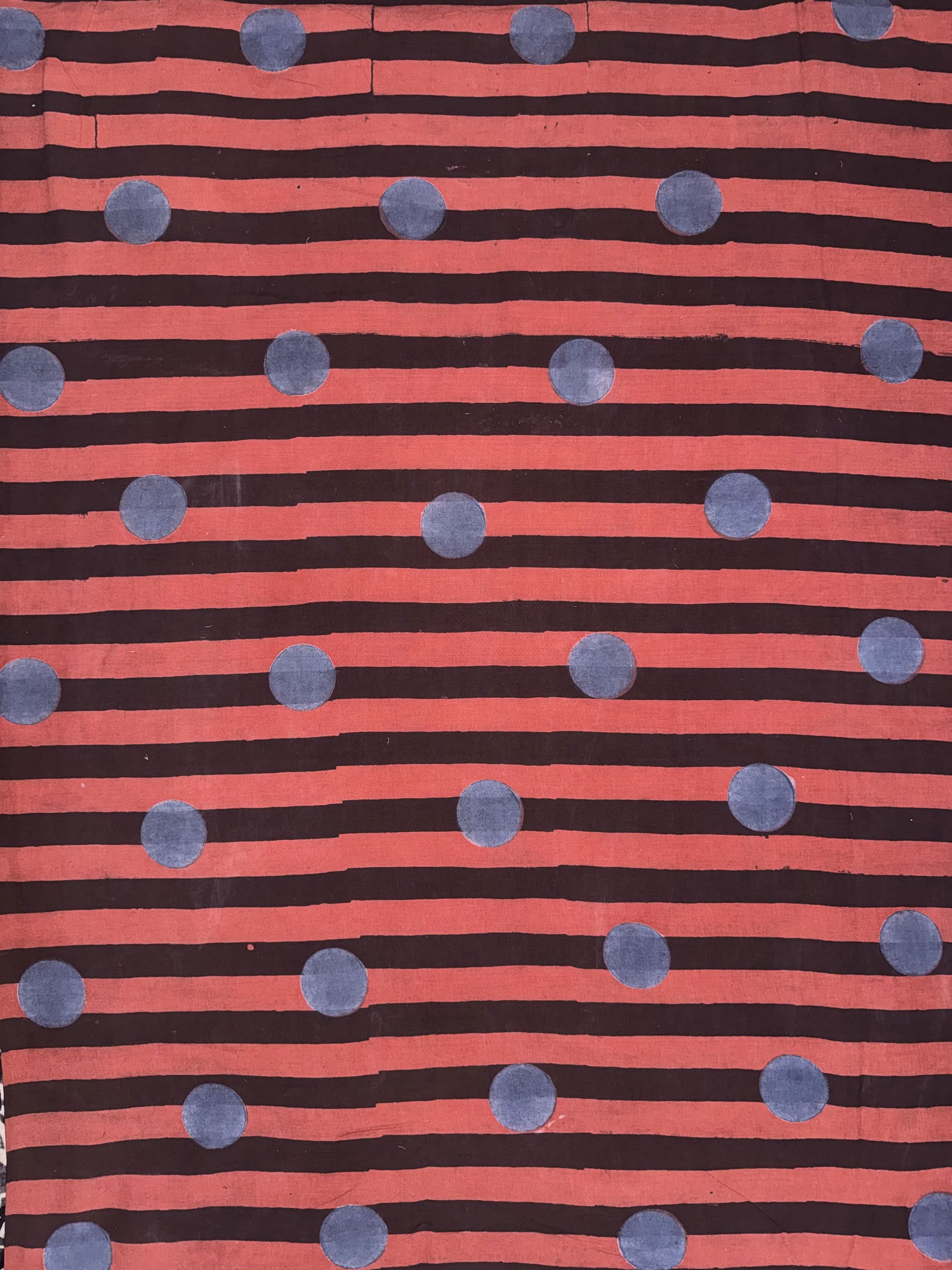 Ajrakh Hand Block Printed Cotton Fabric | Natural Dyes