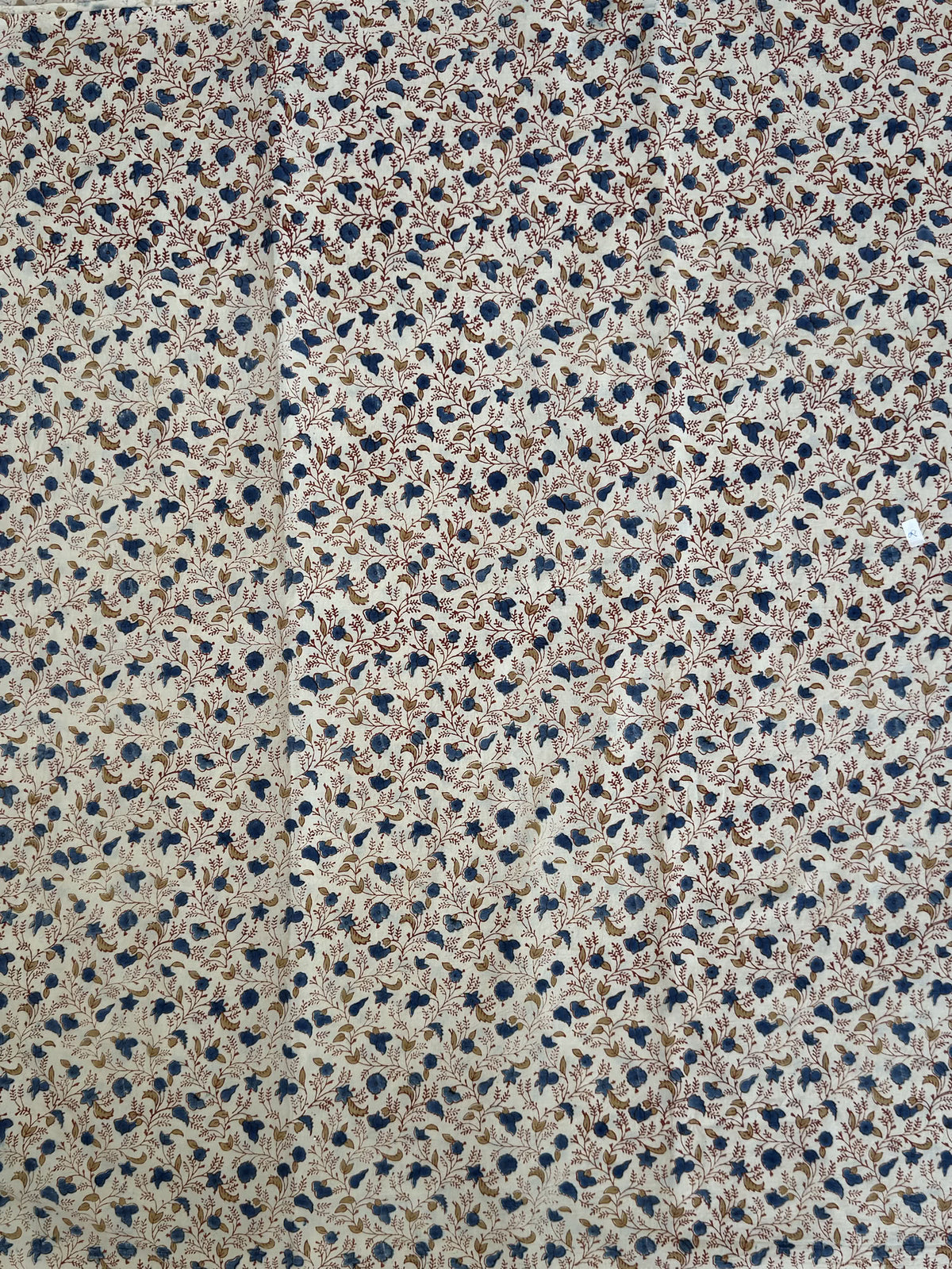 Ajrakh Hand Block Printed Cotton Fabric | Natural Dyes