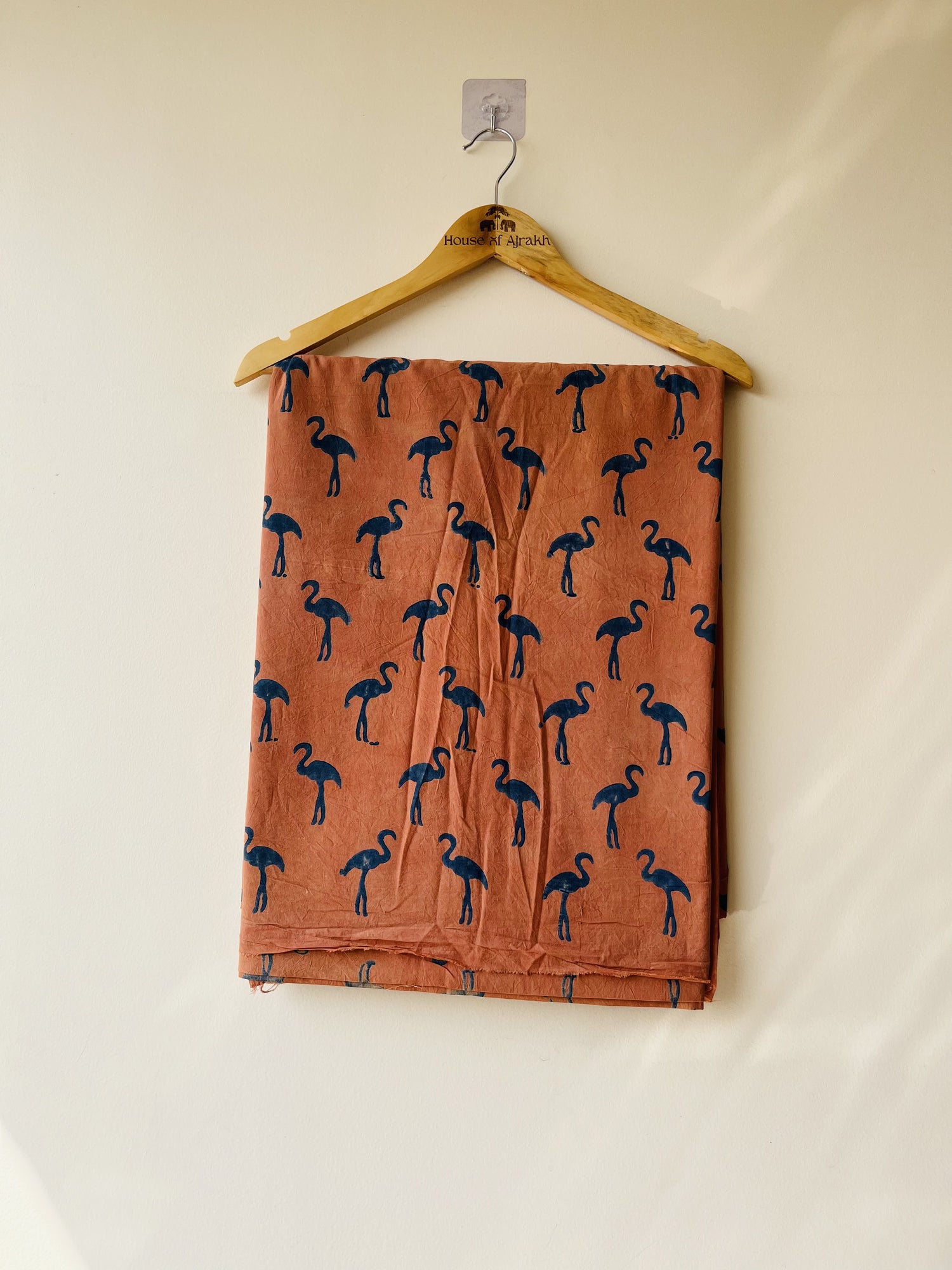 Ajrakh Hand Block Print Cotton Fabric | Natural Dyes